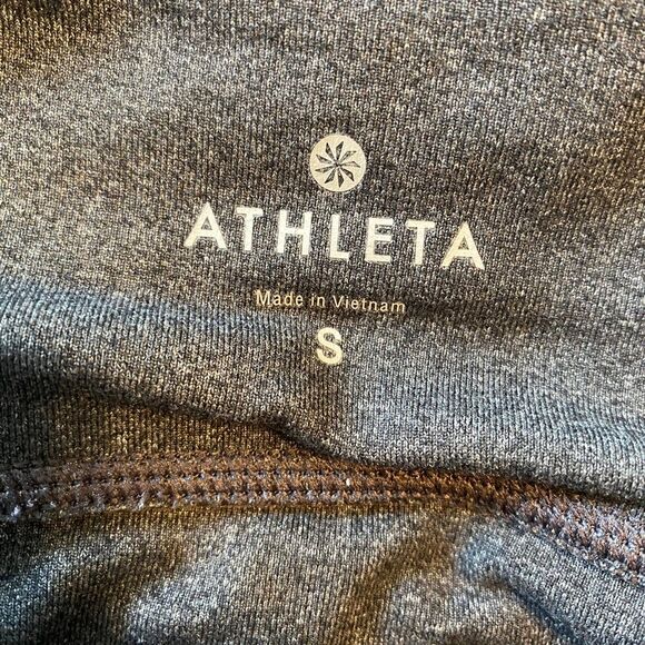 Athleta Grey Athletic Workout Capris. Size Small. - Picture 4 of 6